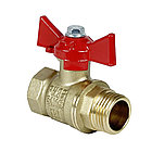 Кран шаровый 11б27п Ду15 (1/2") Ру1,6МПа внутренняя-наружная Valfex