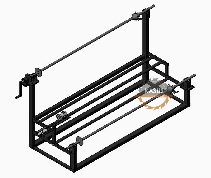 Станок для перемотки рулонных материалов СПРМ 1,4-0,1Р