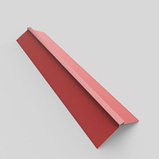 Коньковая планка прямая RoofArt 312x2000мм 0,53мм GreenCoat Pural BT цинк 275 г/м² черный, фото 2