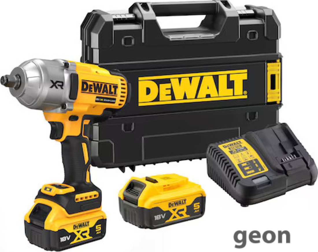 Гайковерт DeWalt DCF900P2T (с 2-мя АКБ, кейс)