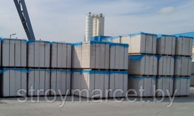 Газосиликатные блоки «Сморгоньсиликатобетон» 1 категории на клей