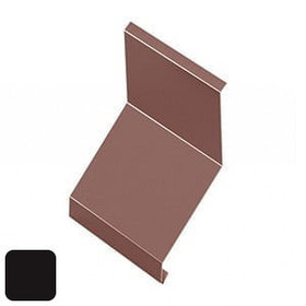 Фартук кровельный RoofArt 208x2000мм 0,53мм GreenCoat Pural BT цинк 275 г/м² черный