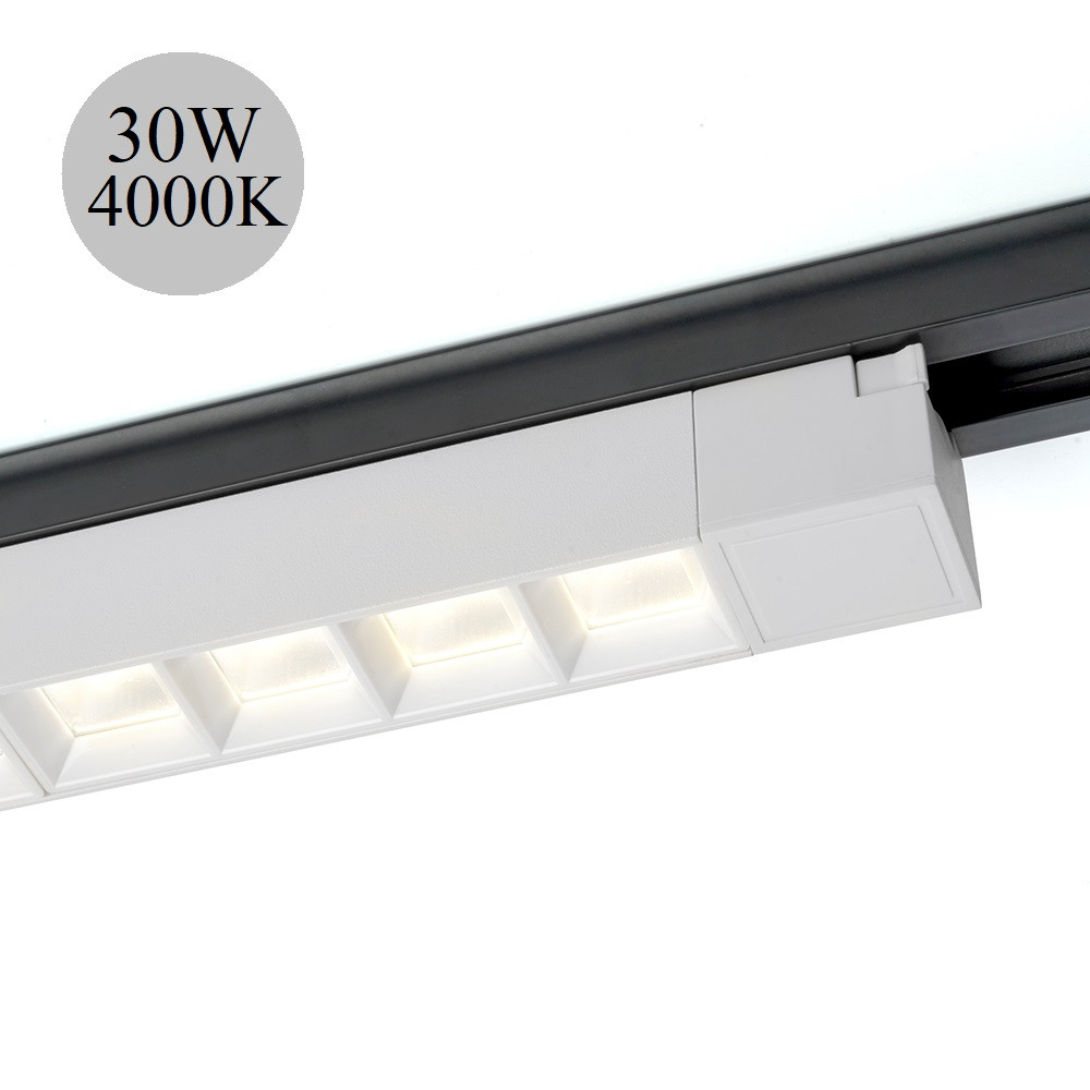 Светодиодный трековый светильник AL130 LensLine 30W 4000K белый