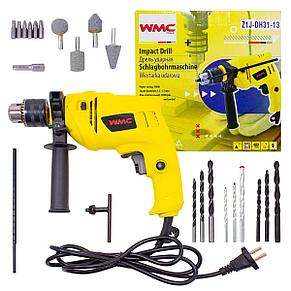 Дрель ударная электрическая ударная с аксессуарами WMC TOOLS WMC-Z1J-DH31-13, фото 2