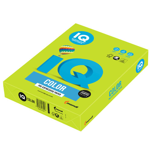 Бумага цветная IQ COLOR А4, цвет зелёная липа (Цена с НДС)