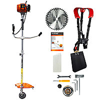 Мотокоса SKIPER GTP2502 (2.5 кВт, autocut25,диск40Т,двуплечный ремень, лёгк.старт,разборн. штанга)