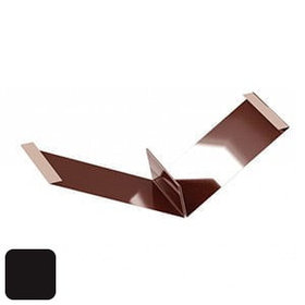 Ендова с разделителем RoofArt 625x2000мм 0,53мм GreenCoat Pural BT цинк 275 г/м² черный