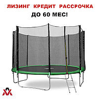 Батут Happy Jump 12ft PRO (374см) с внутренней сеткой