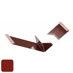 Ендова с разделителем RoofArt 625x2000мм 0,53мм GreenCoat Pural BT цинк 275 г/м² кирпичный красный