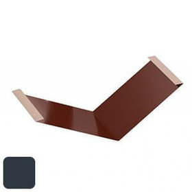 Ендова RoofArt 500x2000мм 0,53мм GreenCoat Pural BT цинк 275 г/м² антрацитовый серый