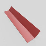 Ендова RoofArt 500x2000мм 0,53мм GreenCoat Pural BT цинк 275 г/м² кирпичный красный, фото 2