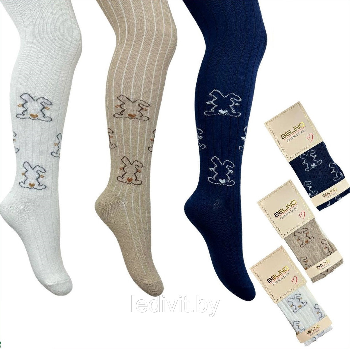 Колготки рисунком для девочки