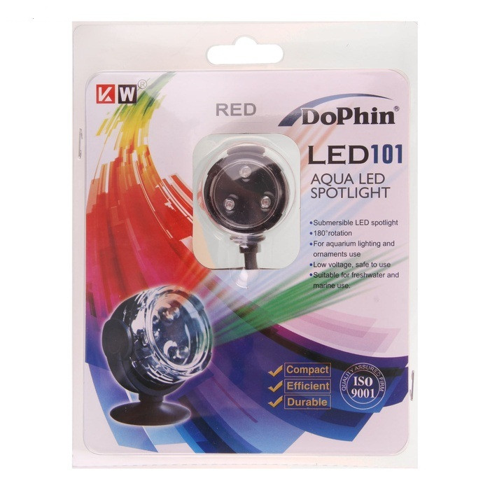Подсветка светодиодная LED101-RED (KW) красная - фото 1 - id-p33823507