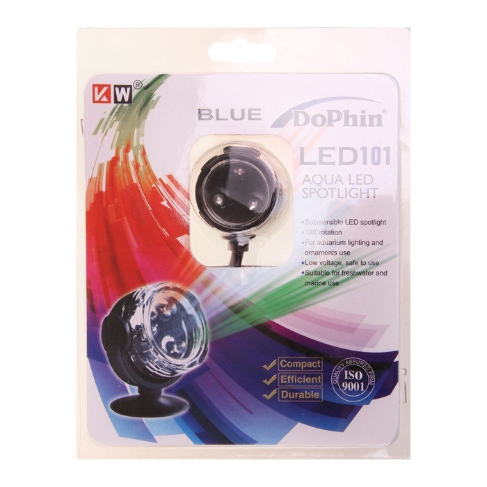 Подсветка светодиодная LED101-BLUE (KW) голубая - фото 1 - id-p33823518