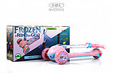 Детский самокат RiverToys HB-105 (розовый) Складной, фото 2