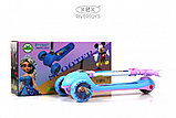 Детский самокат RiverToys HB-105 (синий) Складной, фото 5