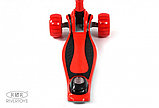 Детский самокат RiverToys HB-606 (красный) Складной, фото 6