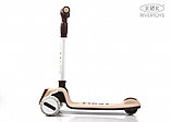 Детский самокат RiverToys HB-T-ONE (коричневый) Складной, фото 4