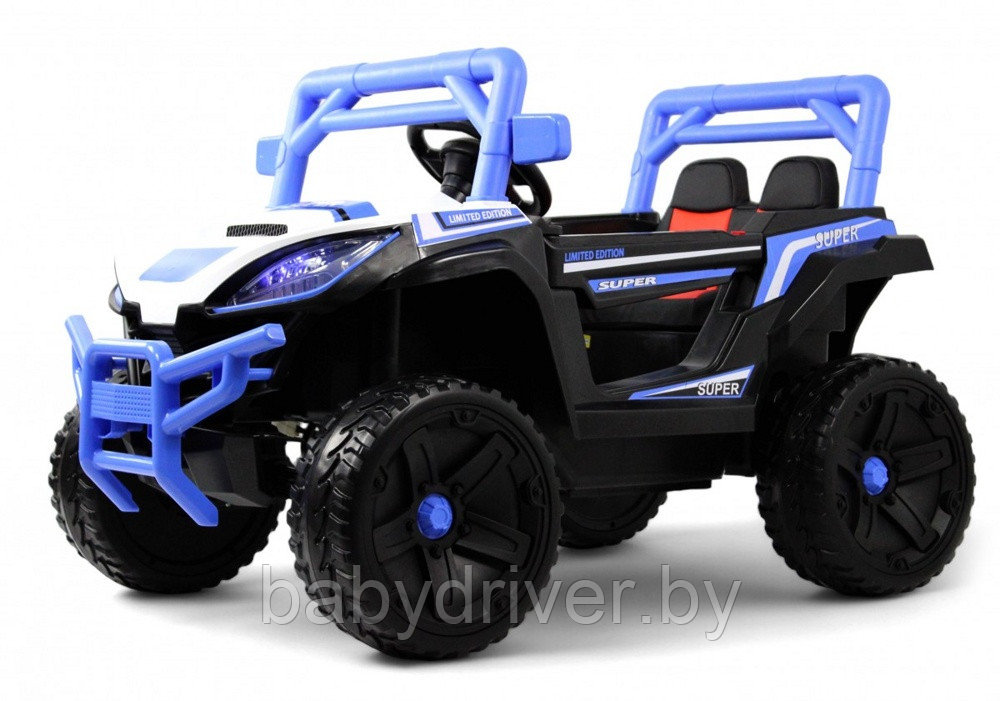 Детский электромобиль RiverToys L888LL (синий)