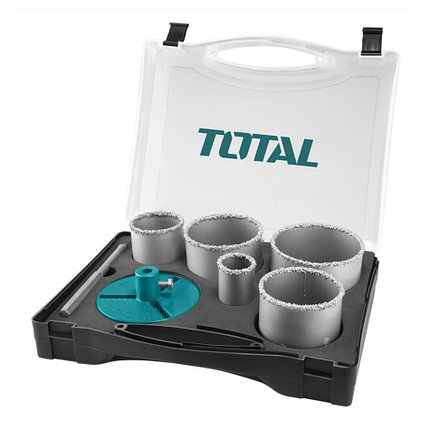 Набор коронок c твердосплавным напылением TOTAL TACSH2071 (7 предметов), фото 2