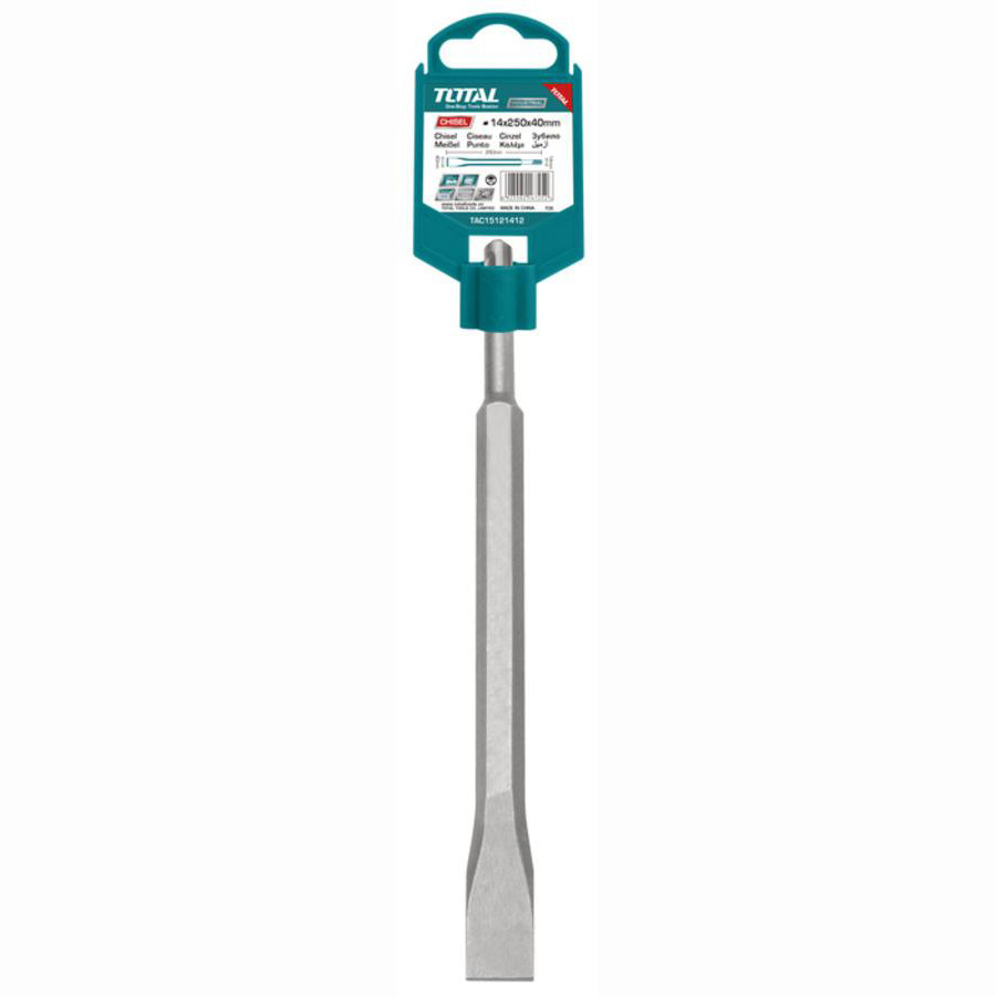 Зубило пиковое SDS-plus 14х250х40 TOTAL TAC15121412