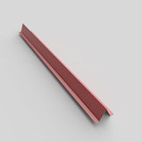 Планка снегозадержателя RoofArt 250/208x2000мм 0,53мм GreenCoat Pural BT цинк 275 г/м² черный, фото 2