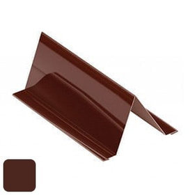 Планка снегозадержателя RoofArt 250/208x2000мм 0,53мм GreenCoat Pural BT цинк 275 г/м² коричневый