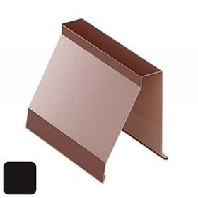 Полуконек RoofArt 312x2000мм 0,53мм GreenCoat Pural BT цинк 275 г/м² черный