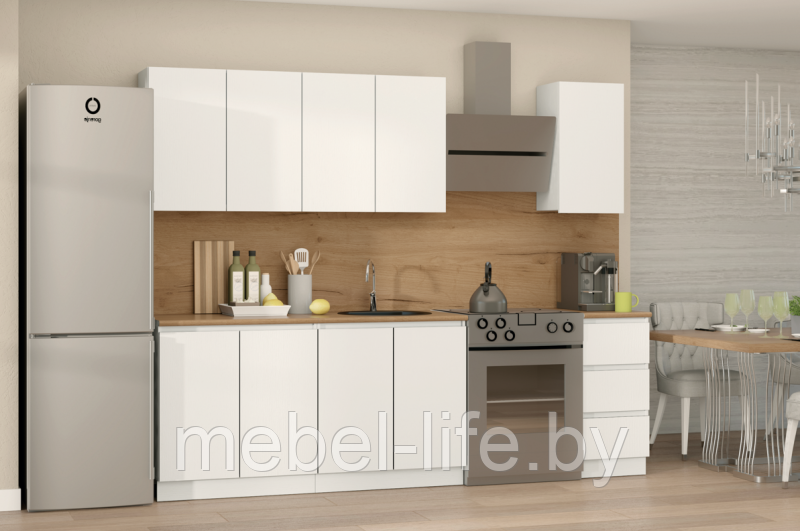 Готовая кухня Хилтон 2,0 Белый
