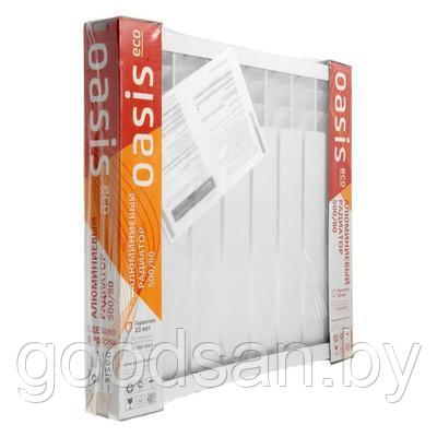 Радиатор OASIS ECO 500/80 алюминиевый РФ 12 секций/уп