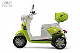 Детский электромотоцикл RiverToys Z444ZZ (зелёный), фото 2