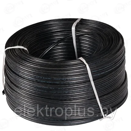 Кабель U/UTP 5е 4х2х0,52 (для ВНЕШН. прокладки) оболочка PVC/PEtr (НА ТРОСУ) цвет черный, фото 2