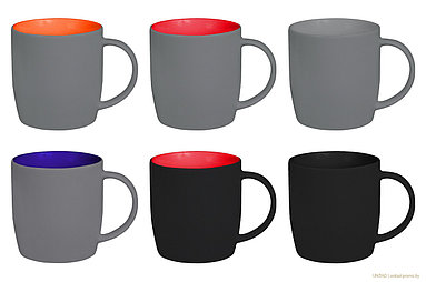 Кружка фарфоровая Casa Grande Lupin Soft, софт тач, 400 мл