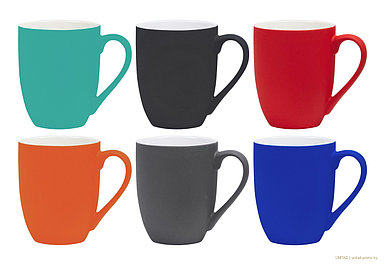 Кружка фарфоровая Casa Grande Сlassic Soft, софт тач, 350 мл