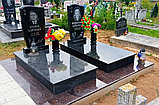 ДВА ГРАНИТНЫХ ПАМЯТНИКА НА ОБЩЕЙ ПЛОЩАДКЕ, фото 2