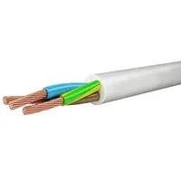 Провод ПВС-Т 2х1,5+1х1,5 белый, черный
