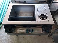 Барная станция 800х600х860мм. Ниша для льда, ринзер, спидрек
