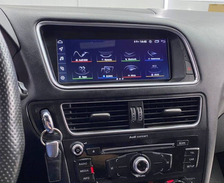 Штатная магнитола для Audi Q5 2008-2016 экран 8.8" Android 13 (8/128gb/4g)