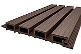 Вертикальная стеновая фасадная панель NauticPrime Line из ДПК,  размер 26*219*3000/4000, цвет венге, фото 2