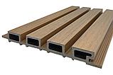 Вертикальная стеновая фасадная панель NauticPrime Line из ДПК,  размер 26*219*3000/4000, цвет тёмно-серый, фото 5