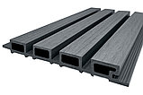 Вертикальная стеновая фасадная панель NauticPrime Line из ДПК,  размер 26*219*3000/4000, цвет тёмно-серый, фото 2
