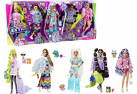 Подарочный набор кукол Барби Экстра Barbie Extra HHC58