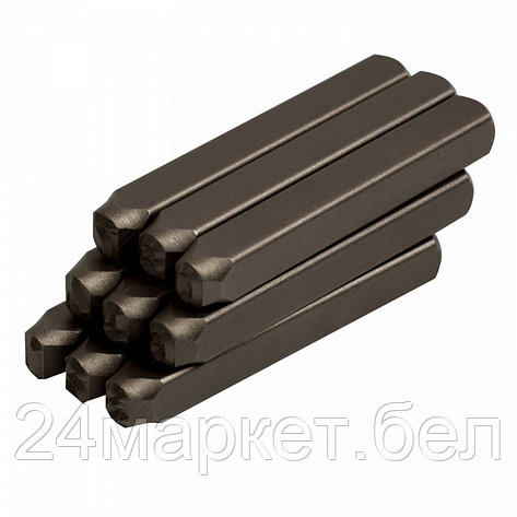 KING TONY 11409SQ04 KING TONY Набор ударных клейм 4 мм, цифры, 9 предметов, фото 2