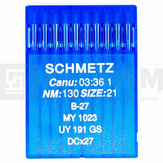 Швейная игла Schmetz B-27 для оверлоков №130  уп 10 шт.