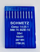 Швейная игла Schmetz DBx1 (1738) №70 уп10 шт..