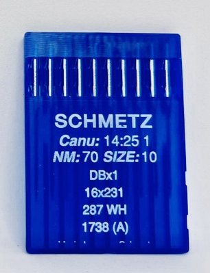 Швейная игла Schmetz DBx1 (1738) №70 уп10 шт.., фото 2
