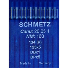 Швейная игла Schmetz DPx5 (134) №160 уп10 шт..