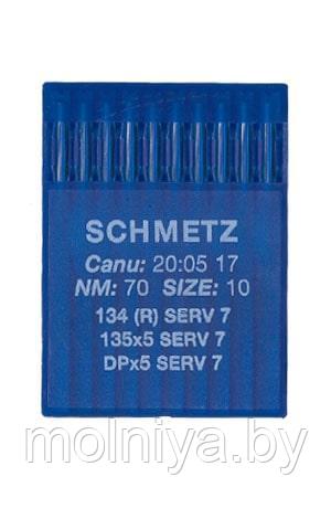 Швейная игла Schmetz DPx5 (134) SERV 7 №70 уп10 шт..