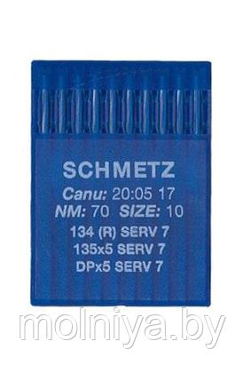 Швейная игла Schmetz DPx5 (134) SERV 7 №70 уп10 шт.., фото 2