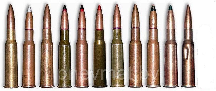 Макет патрона 7.62х54 (Мосина, СВД, ПК, ПКМ).